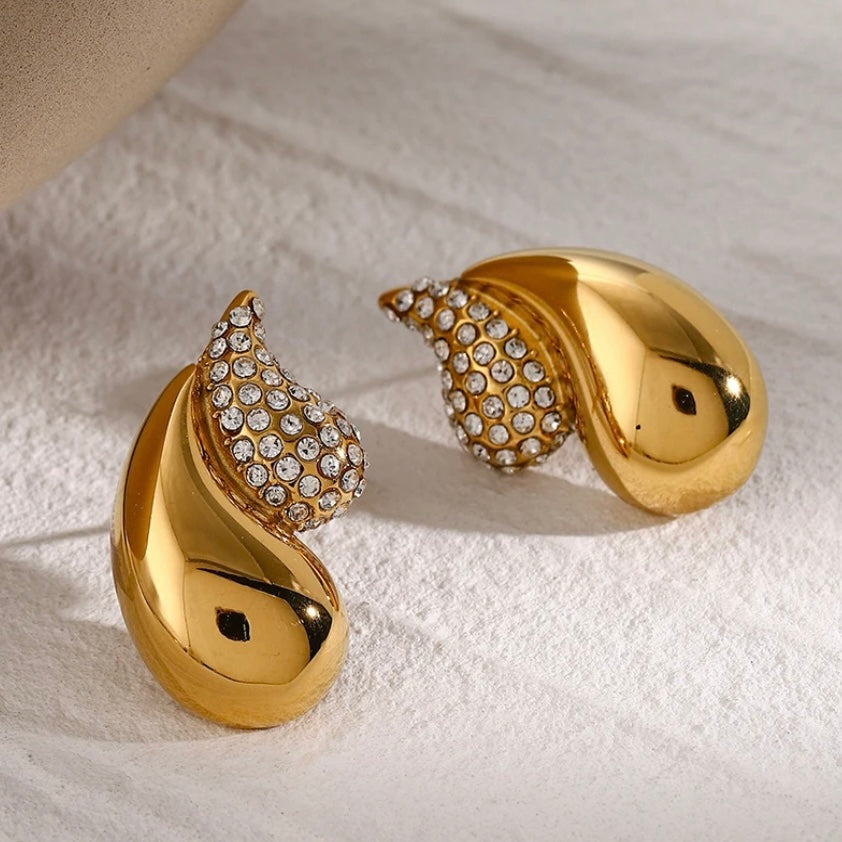 Double Layer Drop Earrings