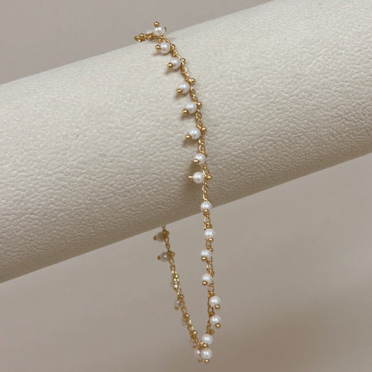 Dangling Pearls Anklet