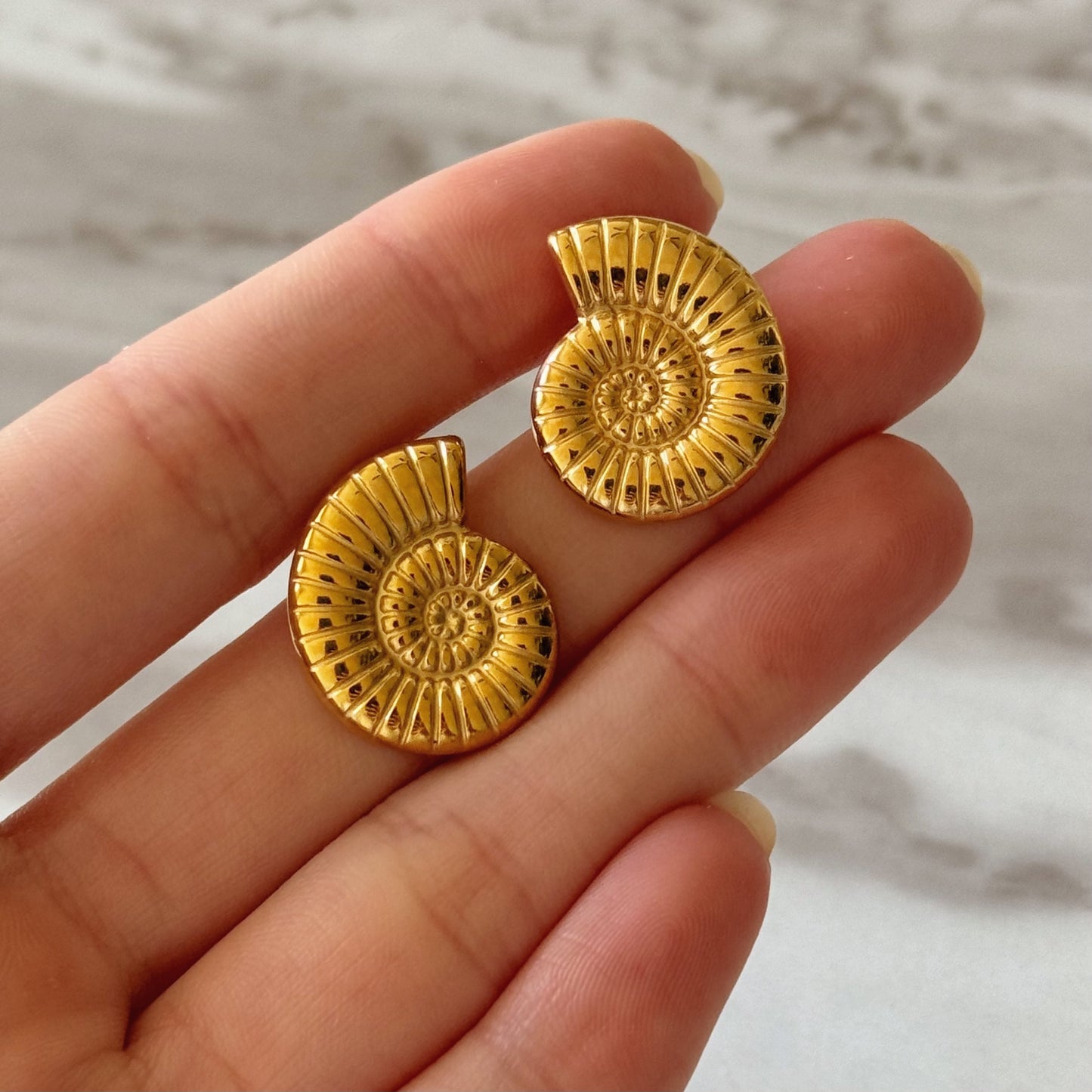 Snail Shell Earring Small