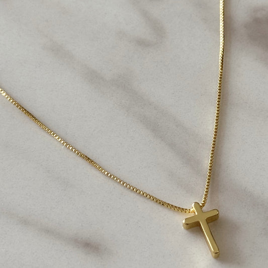 Mini Cross Necklace