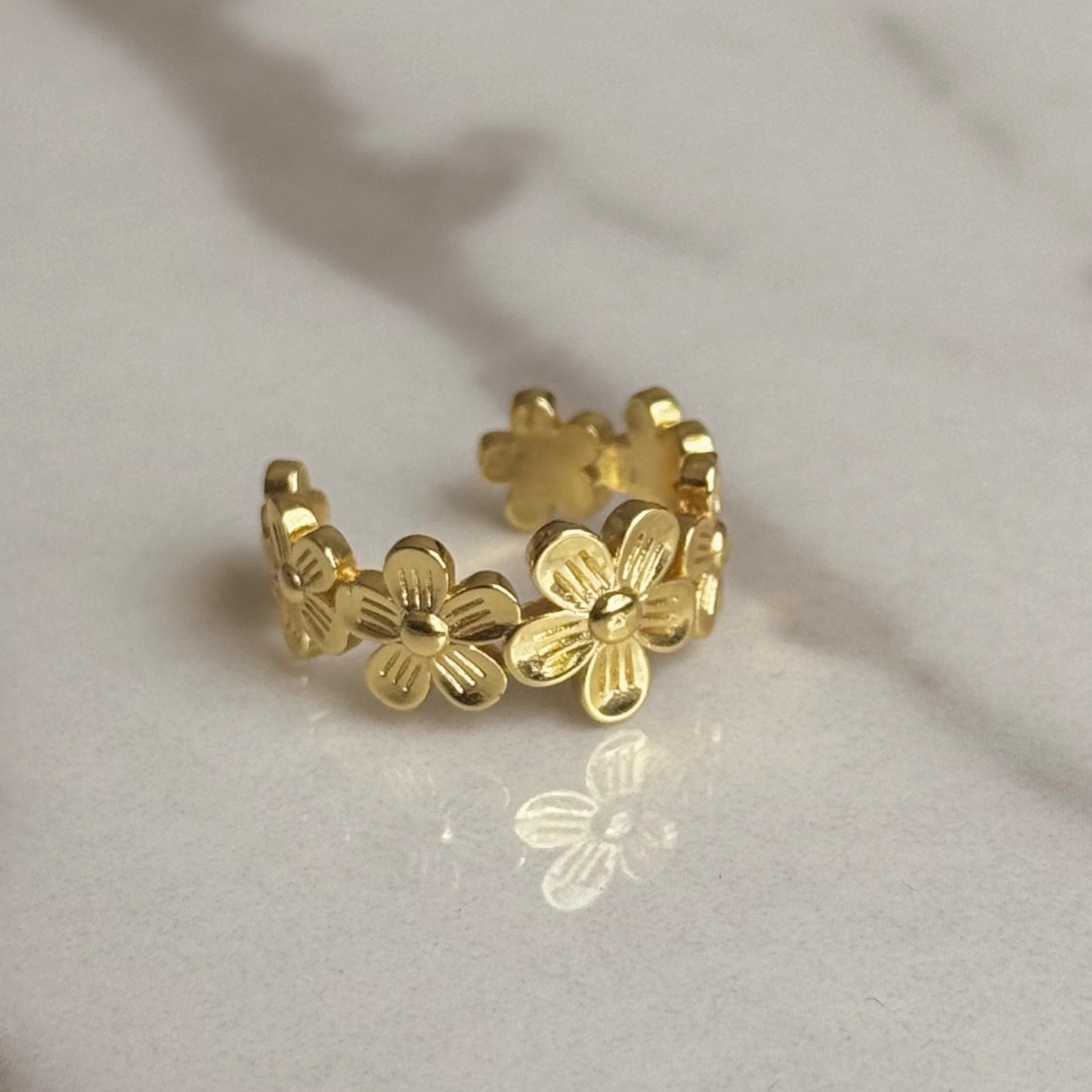 Flower Ring Adjustable