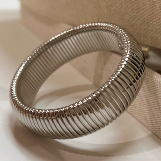 Statement Bangle Silver