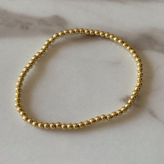 Gold Beaded Bracelet