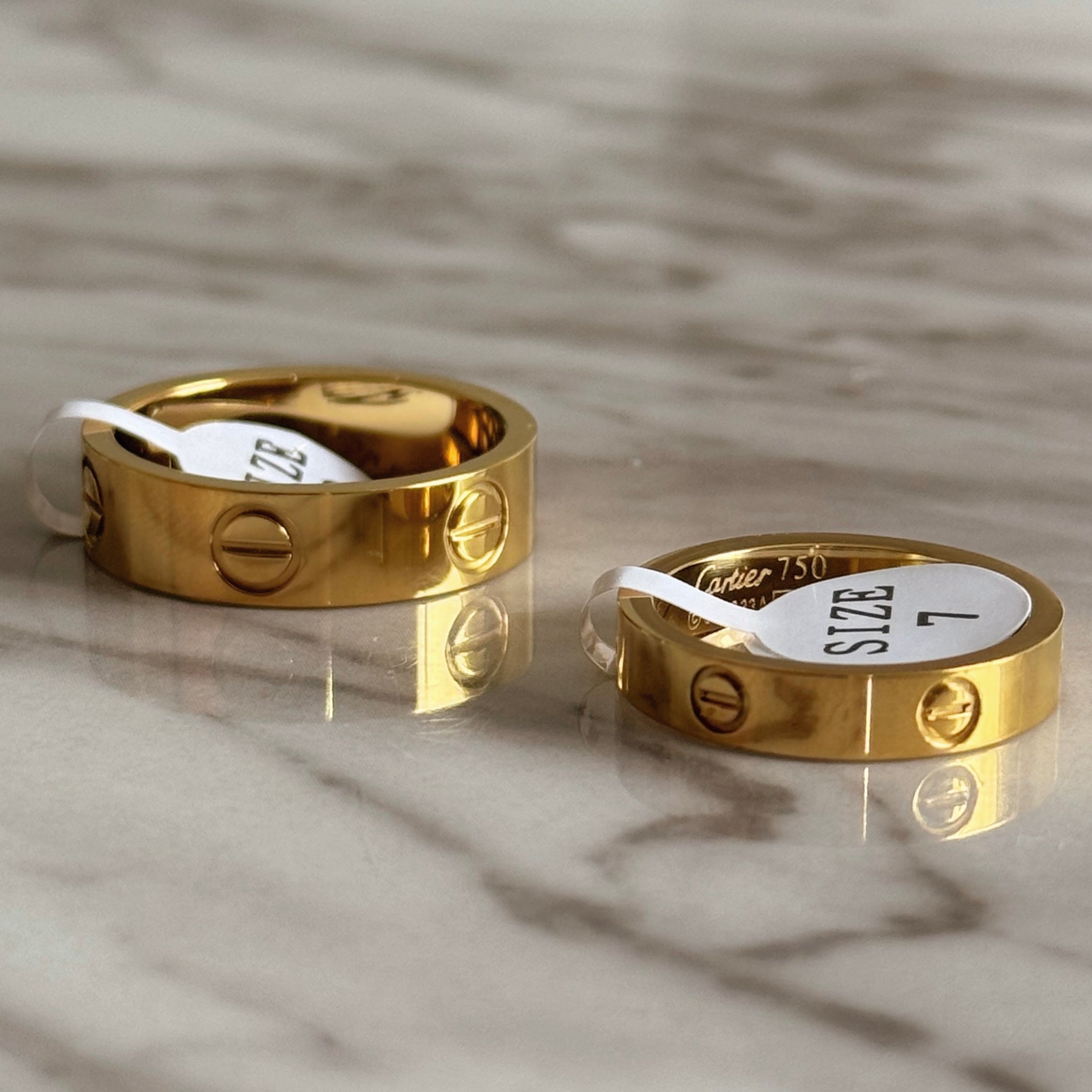 Copy large cartier love ring