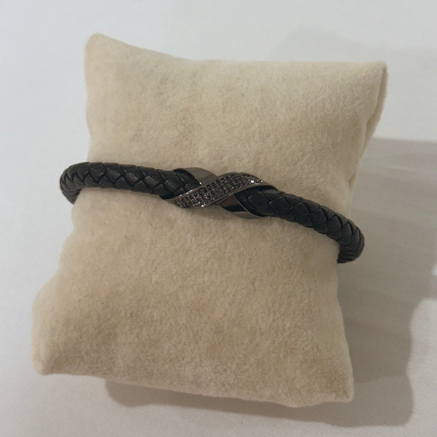 Mens Rope Bracelet Black