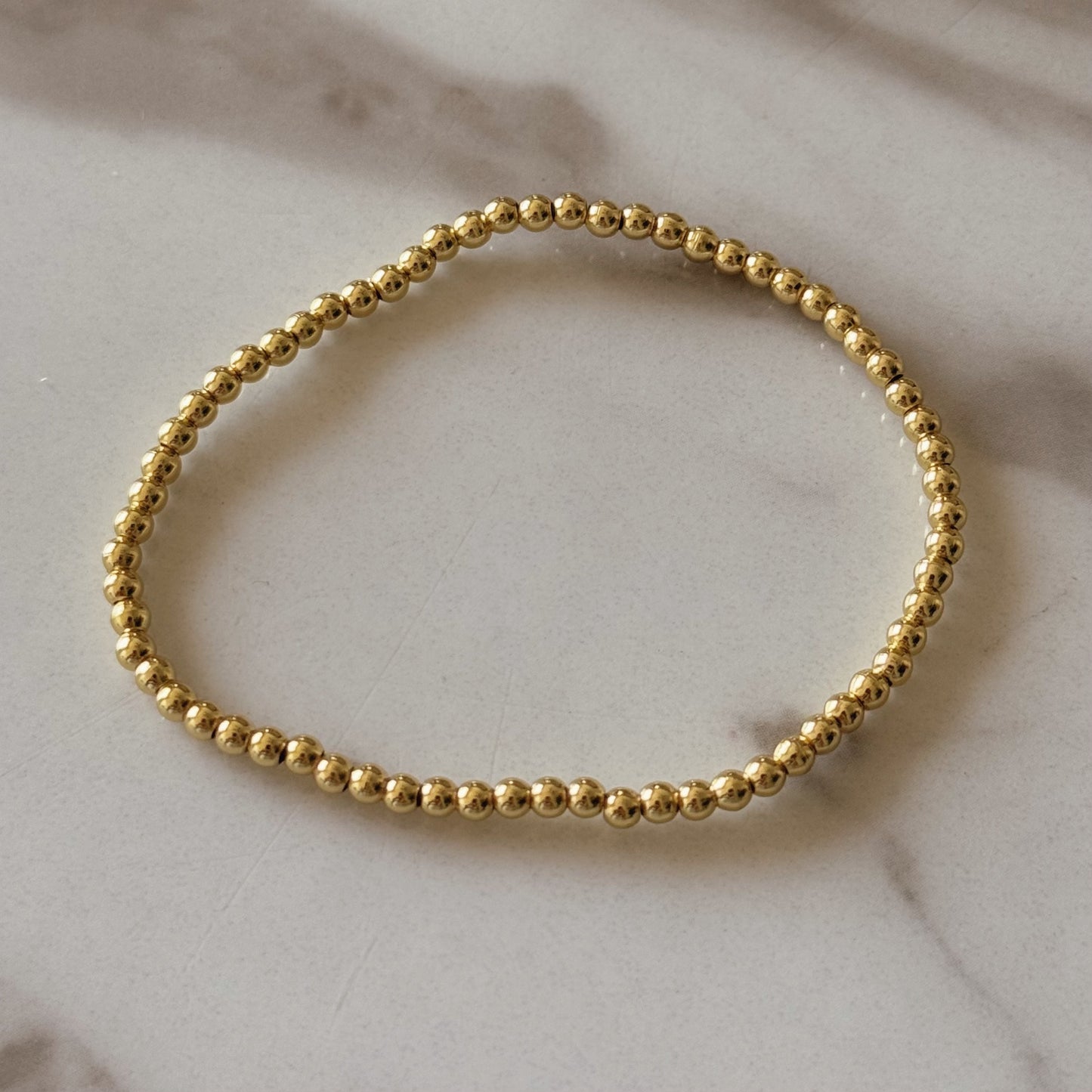 Gold Beaded Bracelet