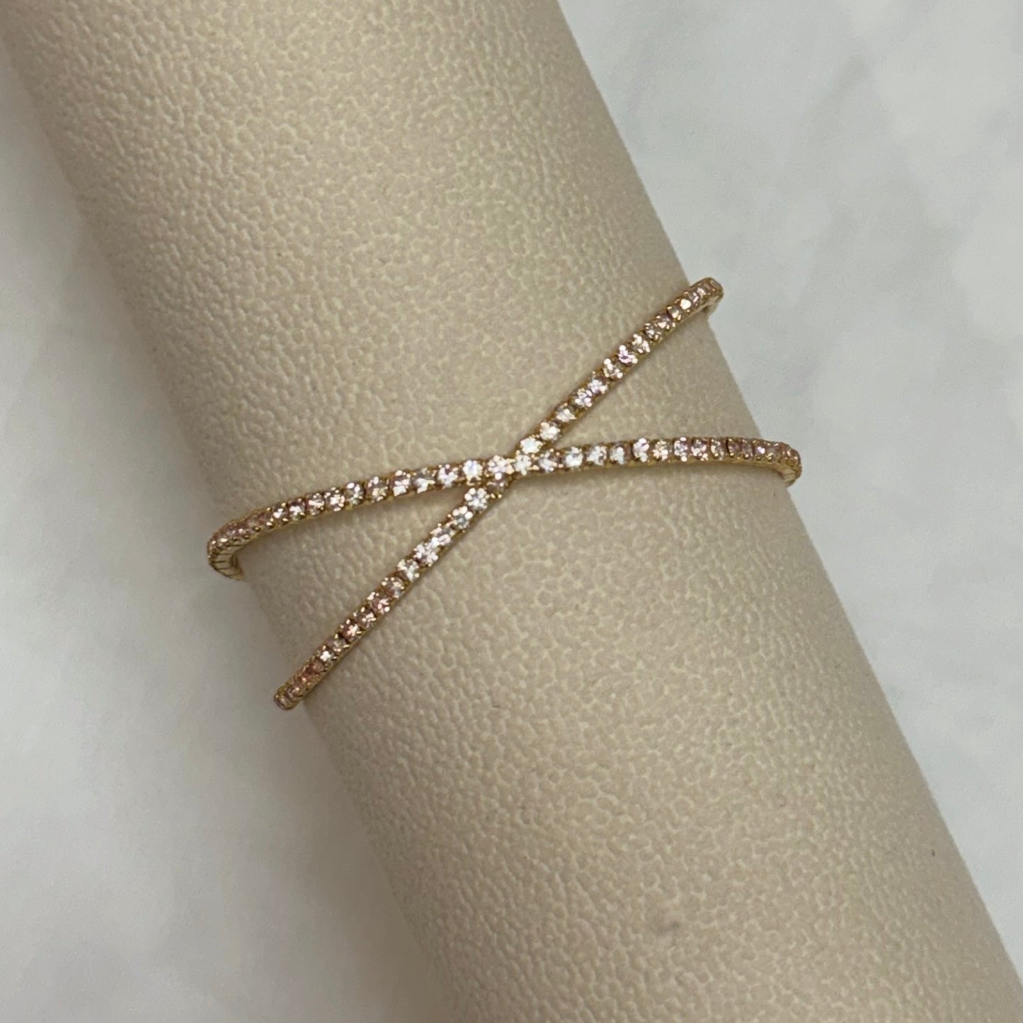 Diamond Twist Bangle