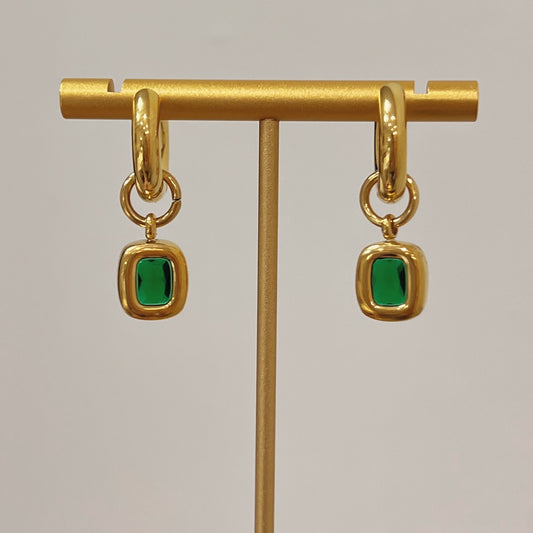 ￼ Emerald Earrings