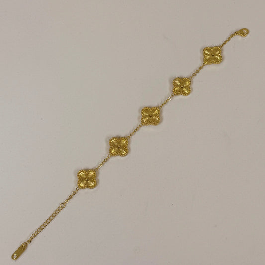 VCA Gold Clover Bracelet