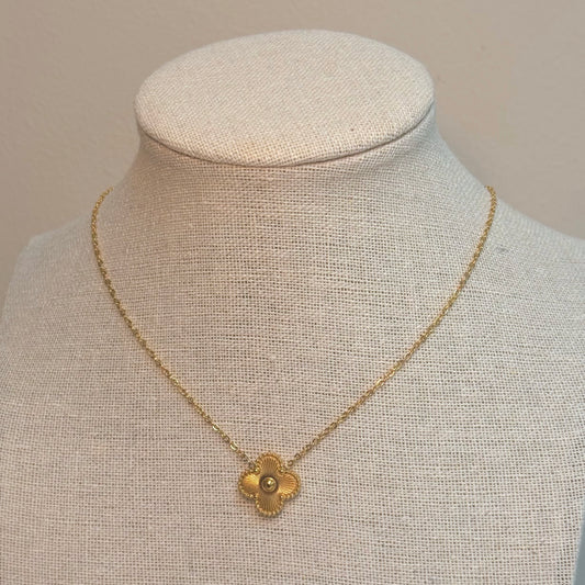 VCA Gold Clover Necklace