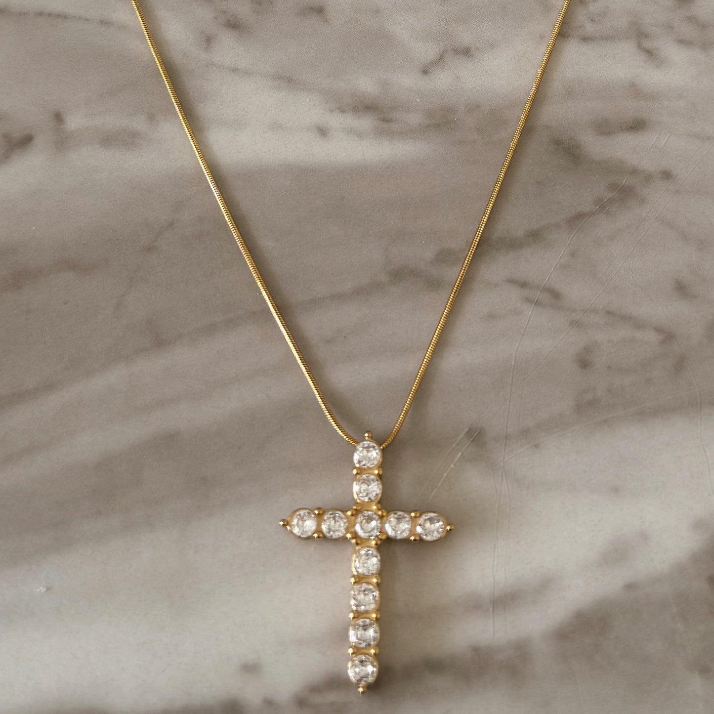 Diamond Cross Necklace