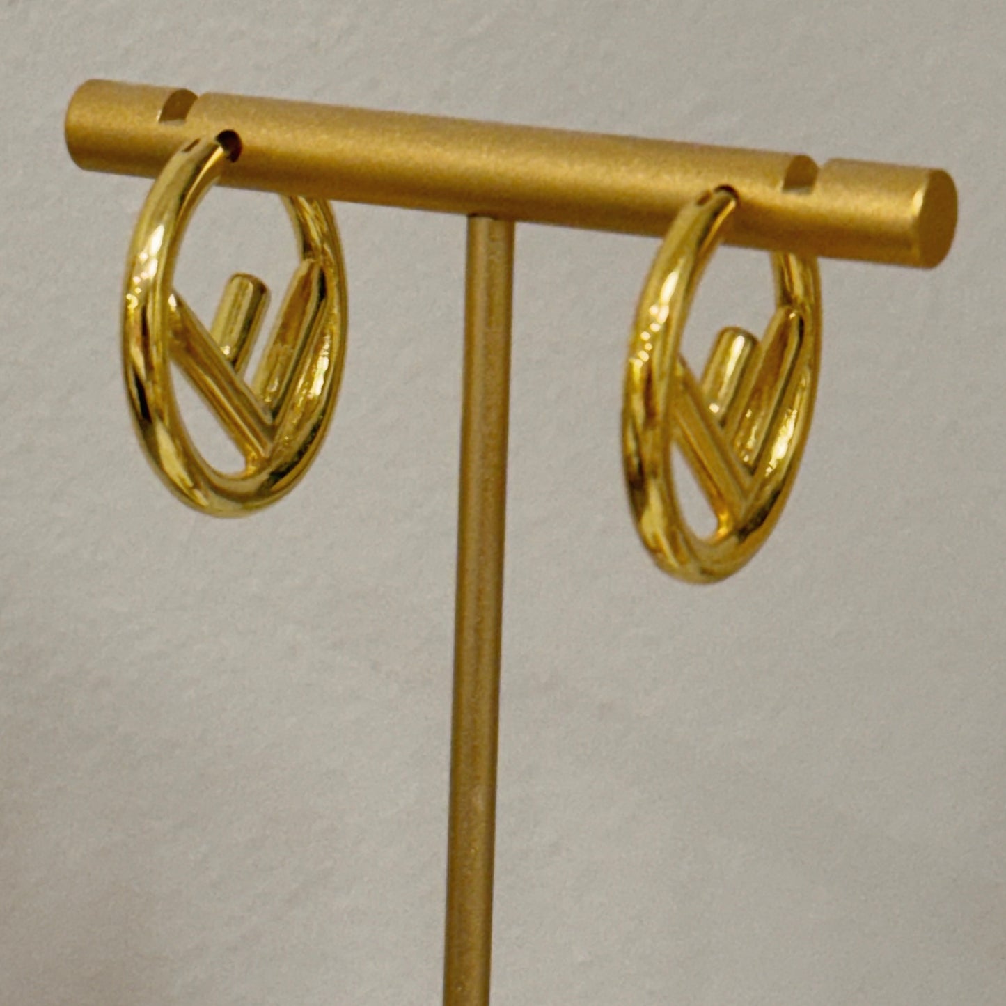 Gold FF Hoops