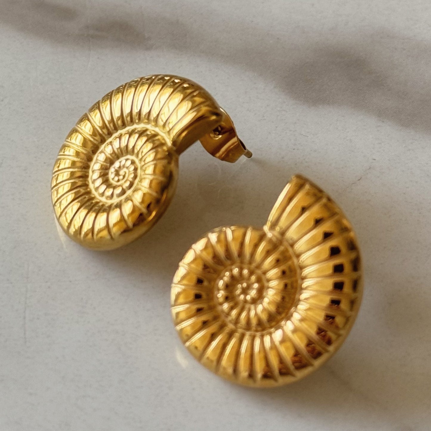 Snail Shell Earring Small