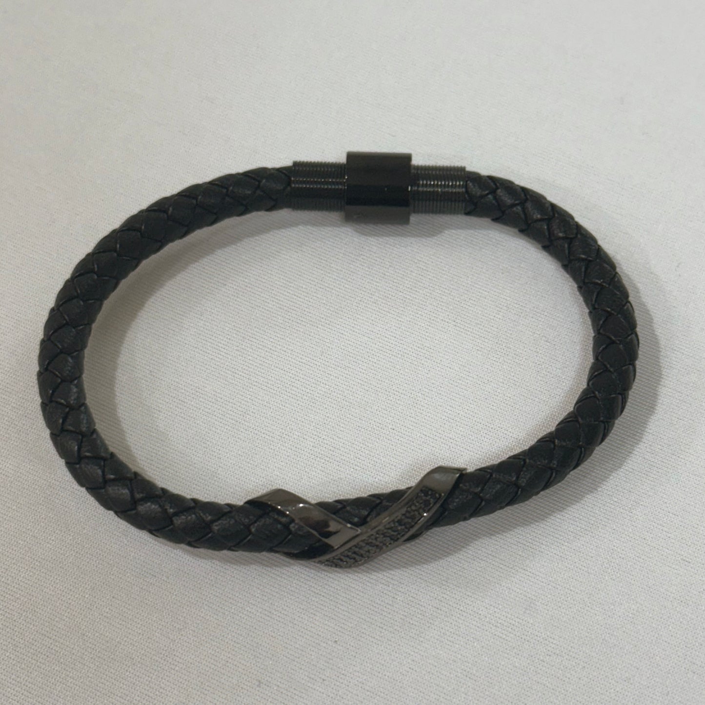 Mens Rope Bracelet Black