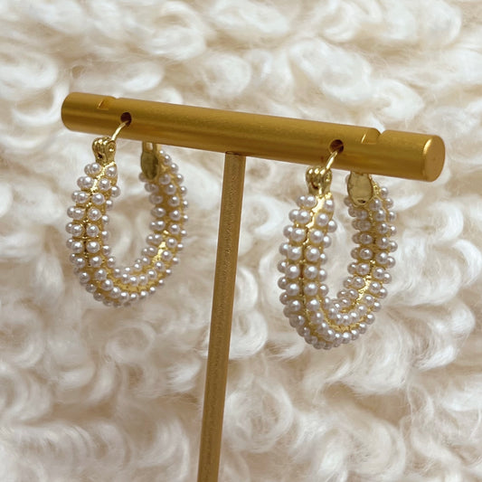 Pearl Hoops