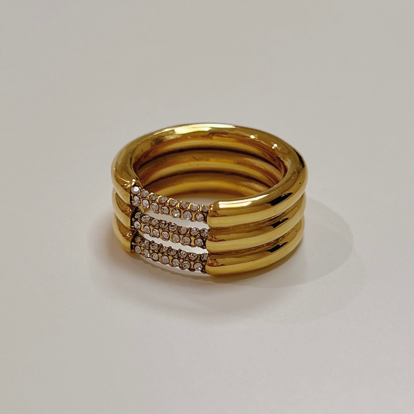 Three Row Ring Size 7