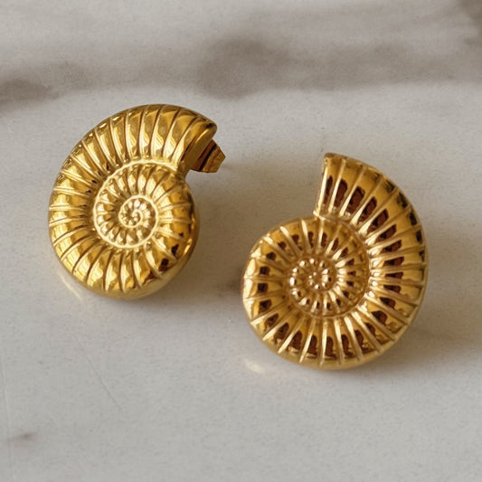 Snail Shell Earring Small