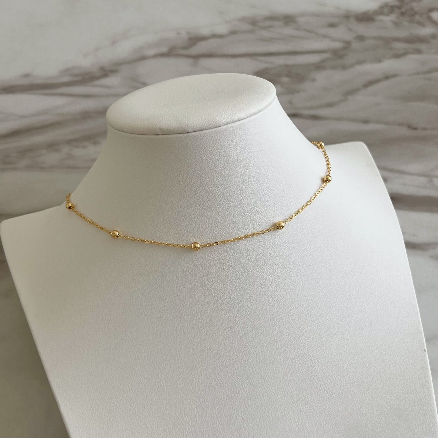 Gold Beads Necklace